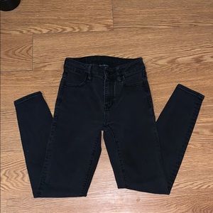 Black AE Hugh waisted jeans